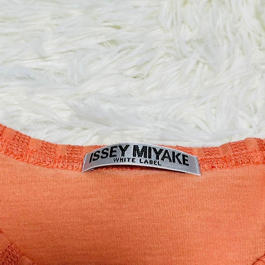 ISSEY MIYAKE(イッセイミヤケ)のISSEYMIYAKE イッセイミヤケ　ホワイトレーベル　デザイン　Tシャツ レディースのトップス(Tシャツ(半袖/袖なし))の商品写真