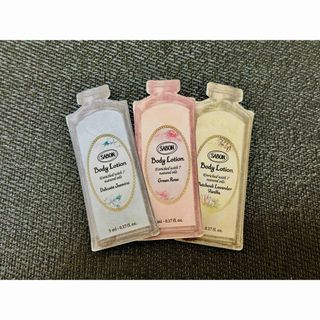 サボン(SABON)の旅行に便利【3個セット】SABON ボディローション【未使用】(ボディローション/ミルク)