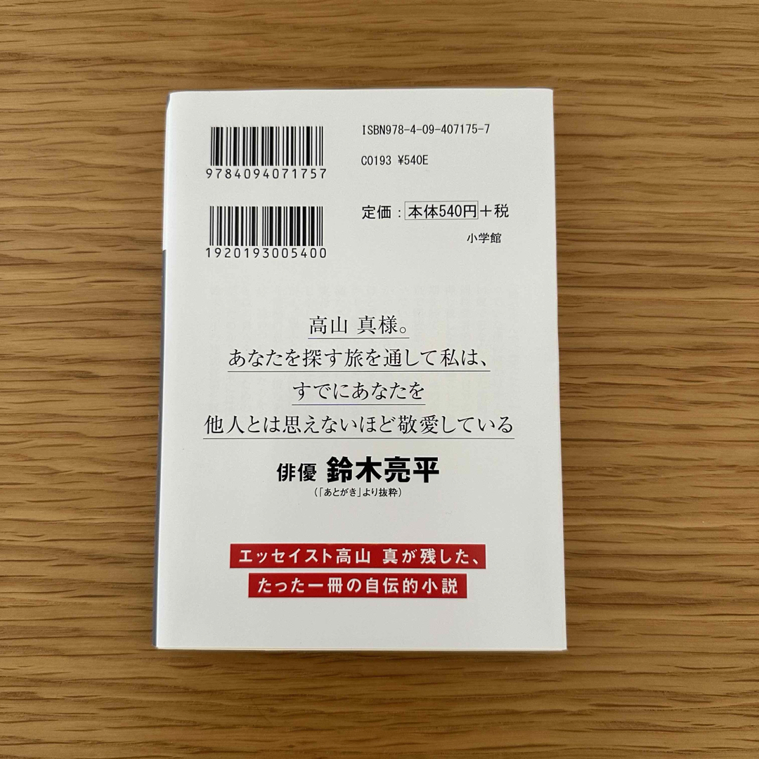 エゴイスト　高山 真　鈴木亮平 エンタメ/ホビーの本(文学/小説)の商品写真
