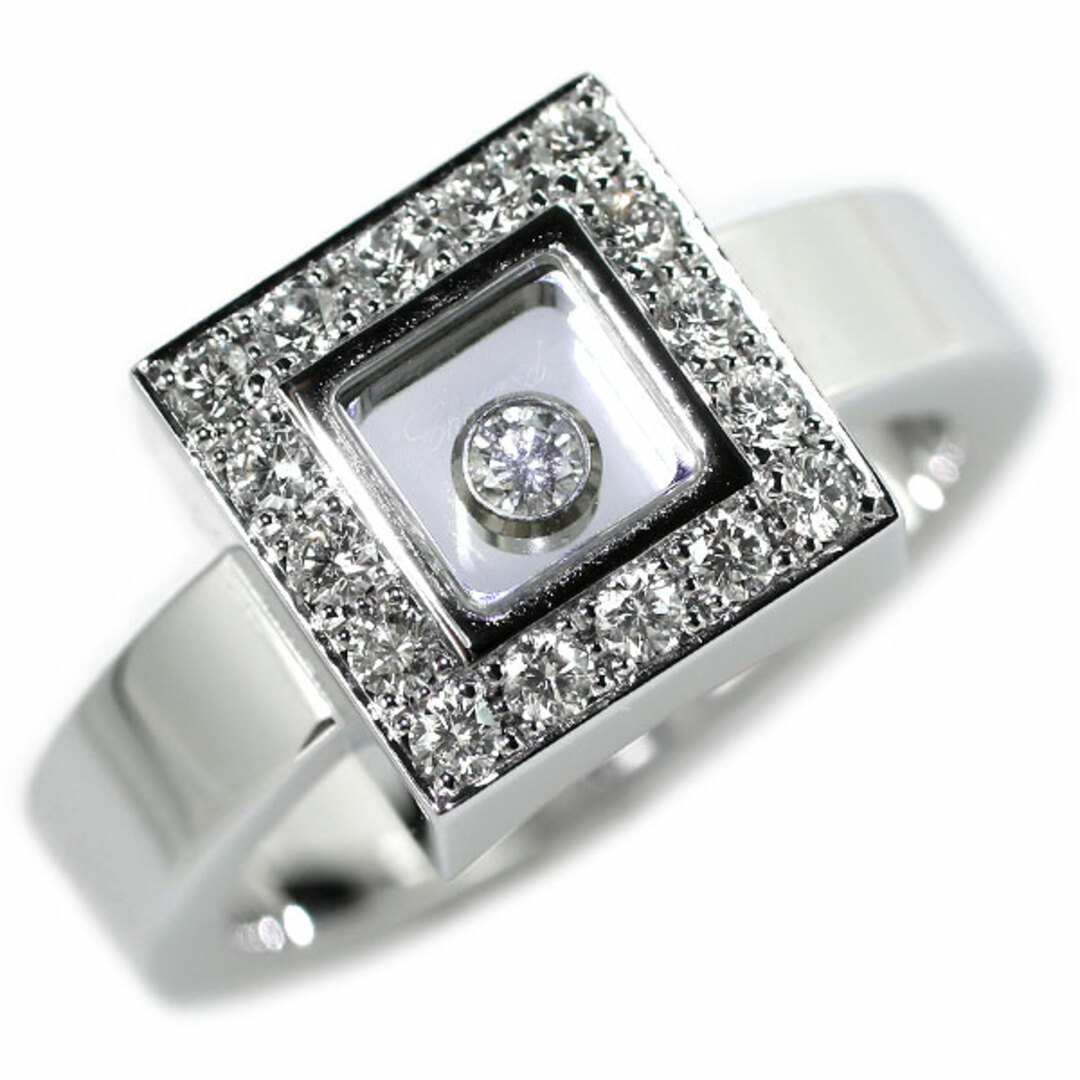 Chopard(ショパール)のショパール K18WG ダイヤモンド リング ハッピーダイヤ レディースのアクセサリー(リング(指輪))の商品写真