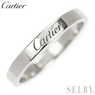 カルティエ(Cartier)のカルティエ Pt950 リング バンド 58号(リング(指輪))