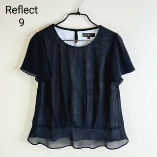 ReFLEcT - マスカット様専用になります Reflectブラウス紺色シアーチェック