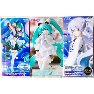 セガ(SEGA)の初音ミク　フィギュア３種(×ラスカル、ノエル、誰もいない世界の初音ミク)(アニメ/ゲーム)