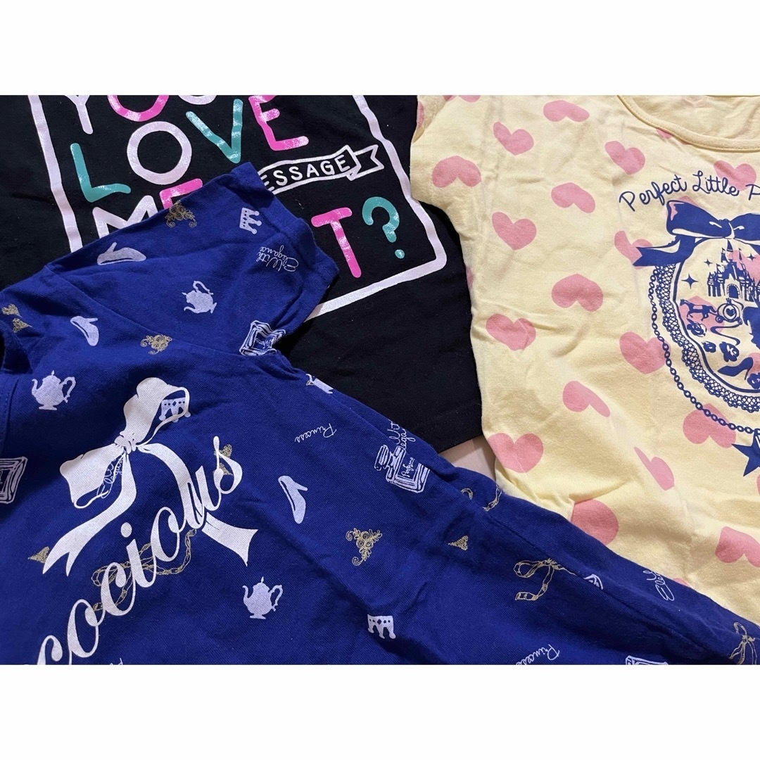 ikka(イッカ)の130 女の子 半袖  tシャツ ikka まとめ売り セット キッズ/ベビー/マタニティのキッズ服女の子用(90cm~)(Tシャツ/カットソー)の商品写真