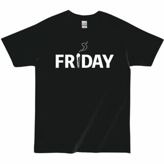 ギルタン(GILDAN)のTB-009おしゃれなオリジナルTシャツ CHILL 大麻 金曜日 friday(Tシャツ/カットソー(半袖/袖なし))
