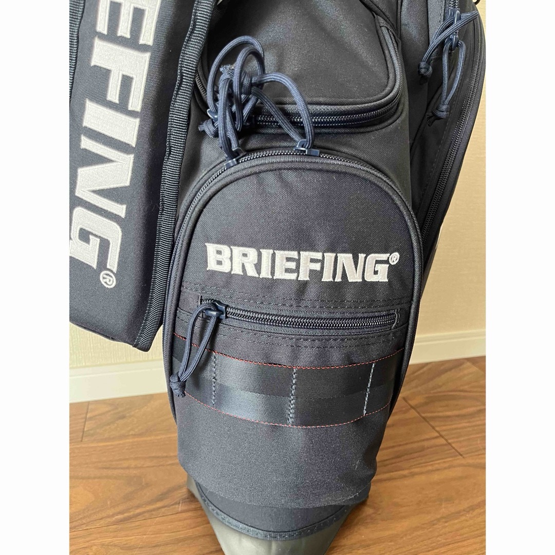 BRIEFING(ブリーフィング)の【新品未使用】BRIEFINキャディバック  直営店限定モデル　ネイビー スポーツ/アウトドアのゴルフ(バッグ)の商品写真