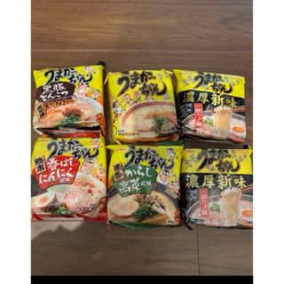 ハウス食品　うまかっちゃん 5種　お試しセット　6袋セット(麺類)