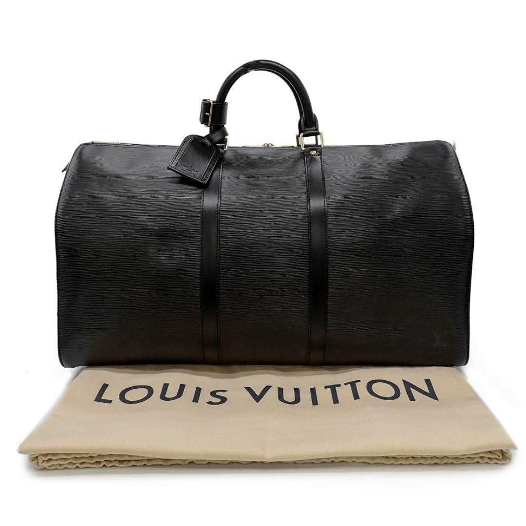 LOUIS VUITTON(ルイヴィトン)の未使用品 ルイヴィトン キーポル50 ボストンバッグ M42962 エピ ノワール ブラック ゴールド金具 レディースのバッグ(ボストンバッグ)の商品写真