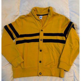 プチバトー(PETIT BATEAU)のプチバトー　BOYS 12ans 150センチ スウェットカーディガン(カーディガン)