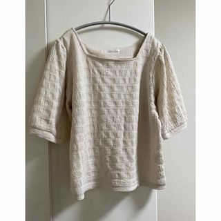 ハニーズ(HONEYS)のハニーズ　５分丈トップス♡アイボリー(Tシャツ/カットソー(七分/長袖))