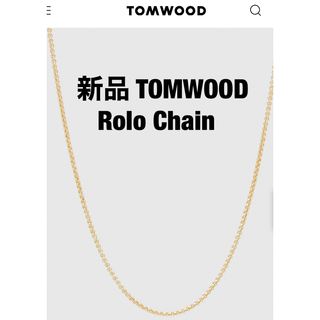 TOM WOOD - 新品 TOMWOOD トムウッドRolo Chain ロロチェーンネックレス