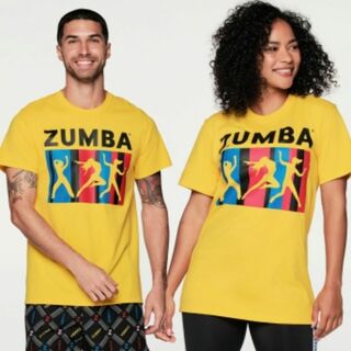 ズンバ(Zumba)の値下げ▼ZUMBA ユニセックスTシャツ 新品 XS/Sサイズ(Tシャツ(半袖/袖なし))