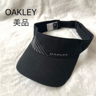 オークリー(Oakley)の美品★オークリー★サンバイザー★ゴルフ★ブラック(その他)