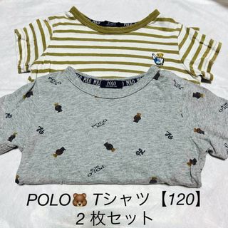 ポロ(POLO（RALPH LAUREN）)のPOLO🐻キッズTシャツ【120】2枚セット(Tシャツ/カットソー)