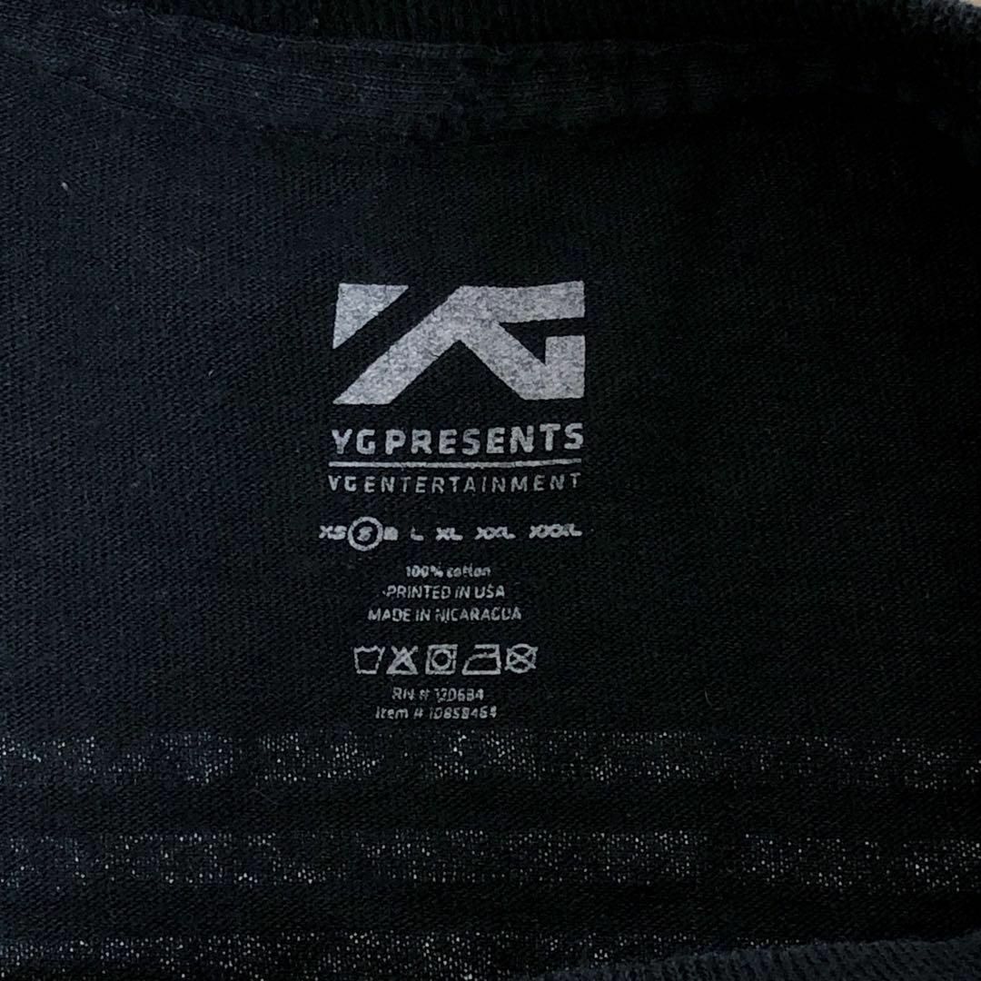 MUSIC TEE(ミュージックティー)のビッグバン　BIGBANG　半袖Ｔシャツ　サイズＳ　黒ブラック　メンズ古着 メンズのトップス(Tシャツ/カットソー(半袖/袖なし))の商品写真