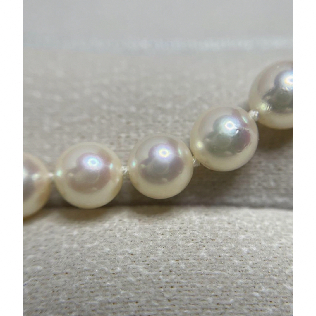 MIKIMOTO(ミキモト)のJD58★高級 MIKIMOTO あこや真珠6mm〜6.5mm ネックレス 鑑付 レディースのアクセサリー(ネックレス)の商品写真