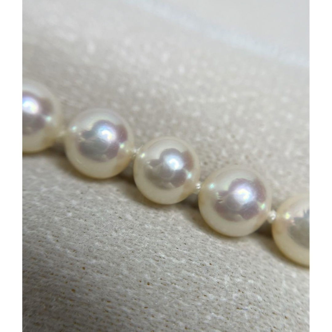 MIKIMOTO(ミキモト)のJD58★高級 MIKIMOTO あこや真珠6mm〜6.5mm ネックレス 鑑付 レディースのアクセサリー(ネックレス)の商品写真