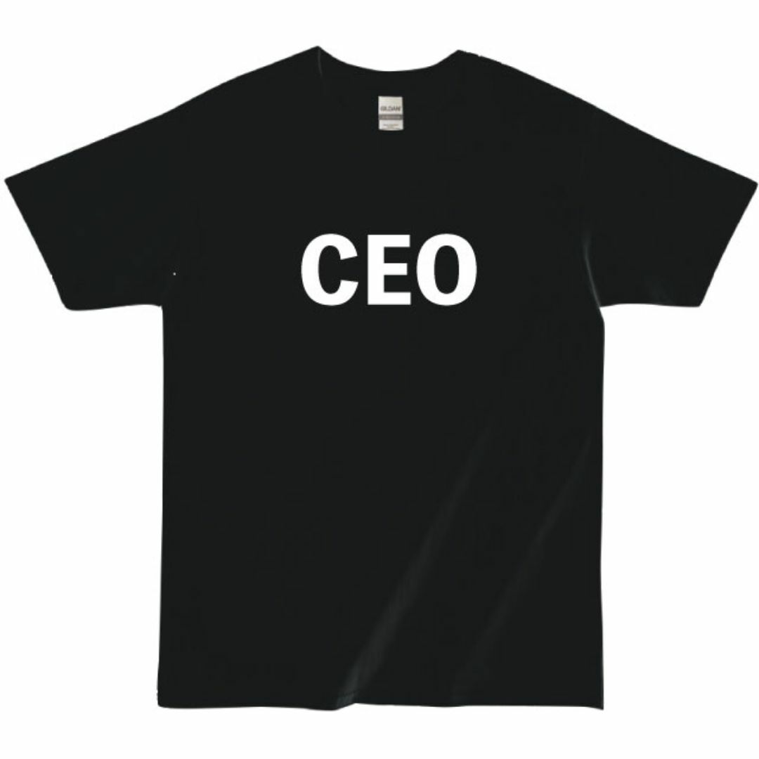 GILDAN(ギルタン)のTB-012おしゃれなオリジナルTシャツ 社長 代表 CEO 代表取締役 メンズのトップス(Tシャツ/カットソー(半袖/袖なし))の商品写真