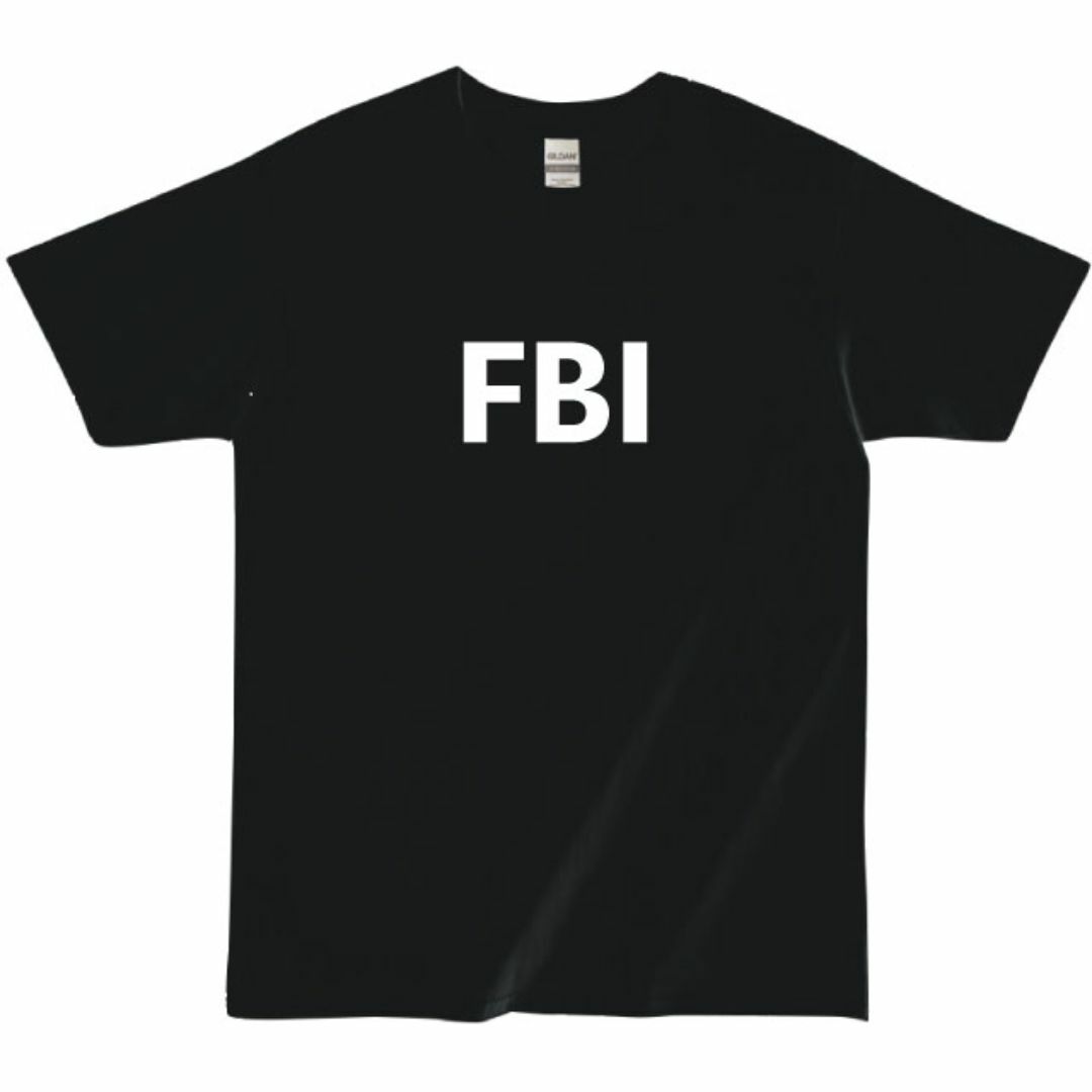 GILDAN(ギルダン)のTB-013おしゃれなオリジナルTシャツ FBI エフビーアイ 連邦捜査局 洋画 メンズのトップス(Tシャツ/カットソー(半袖/袖なし))の商品写真