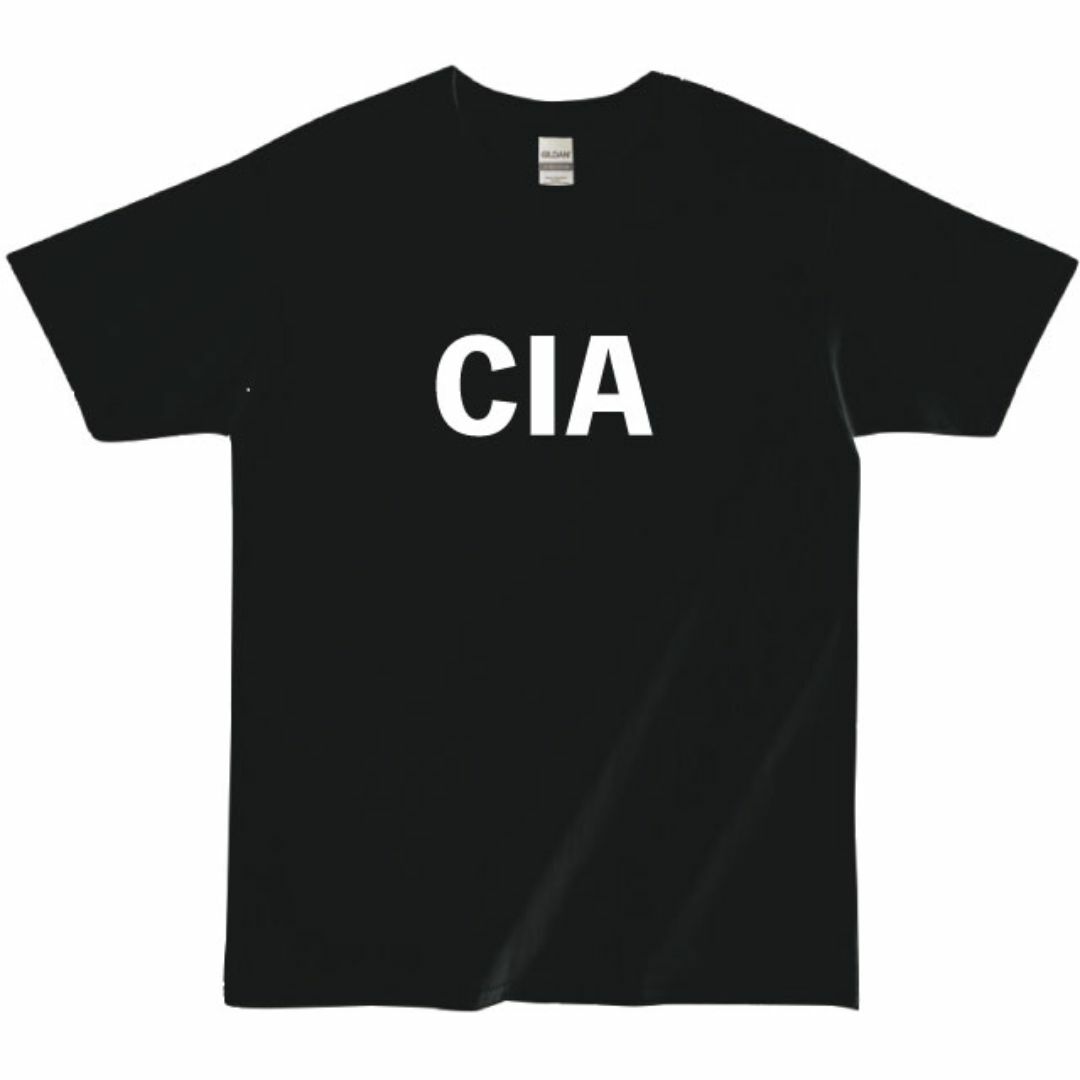 GILDAN(ギルタン)のTB-014おしゃれなオリジナルTシャツ CIA 中央情報局 シーアイエー 洋画 メンズのトップス(Tシャツ/カットソー(半袖/袖なし))の商品写真