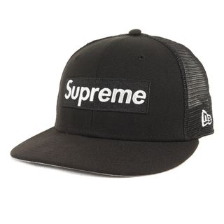 シュプリーム(Supreme)のSupreme シュプリーム キャップ サイズ:7 3/8(58.7cm) 23SS NEW ERA ボックスロゴ ベースボール メッシュキャップ Box Logo Mesh Back ブラック 黒 帽子【メンズ】【中古】(キャップ)