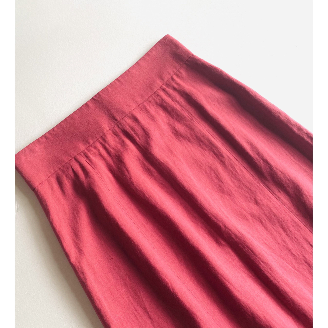 U by SPICK&SPAN(ユーバイスピックアンドスパン)のU by SPICK&SPAN リネンレーヨンマキシスカート ピンク レディースのスカート(ロングスカート)の商品写真