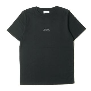 SATURDAYS SURF NYC - SATURDAYS SURF NYC サタデーズサーフニューヨーク Tシャツ サイズ:S ロゴ クルーネック 半袖Tシャツ チャコールブラック 黒 トップス カットソー【メンズ】【中古】