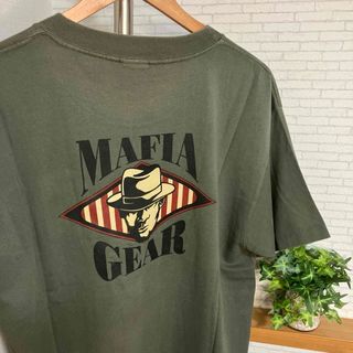 ヴィンテージ(VINTAGE)の90s『MAFIA GEAR』マフィアギア　Tシャツ　USA製　ヴィンテージ(Tシャツ/カットソー(半袖/袖なし))