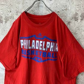 no1737古着　Tシャツ　アディダス　オーバーサイズ　　76ers(Tシャツ/カットソー(半袖/袖なし))