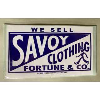 SAVOY CLOTHING サヴォイ　デカステッカー(ステッカー)