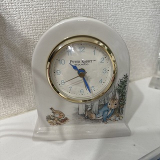 ウェッジウッド WEDGWOOD ピーターラビット 置き時計 ドームクロック(置時計)