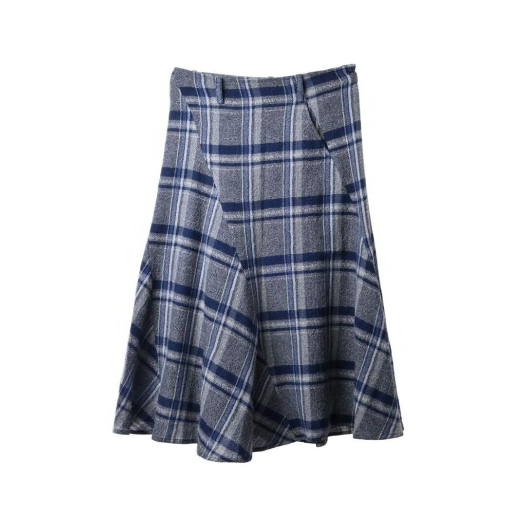 Y's(ワイズ)のY's ウール チェック スカート レディースのスカート(ひざ丈スカート)の商品写真