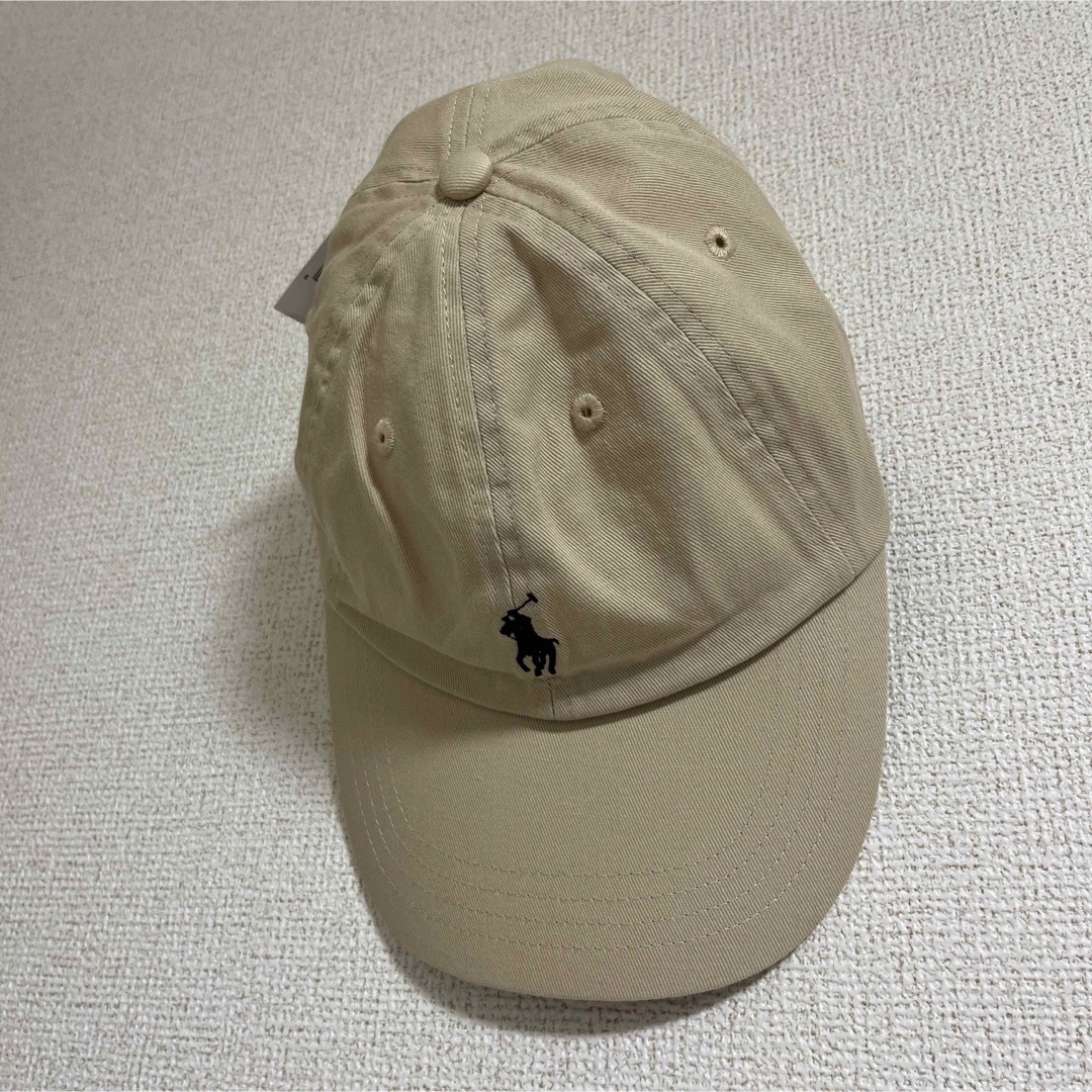 POLO RALPH LAUREN(ポロラルフローレン)のPOLO ラルフローレン キャップ ベージュ ユニセックス ワンポイント 帽子 レディースの帽子(キャップ)の商品写真