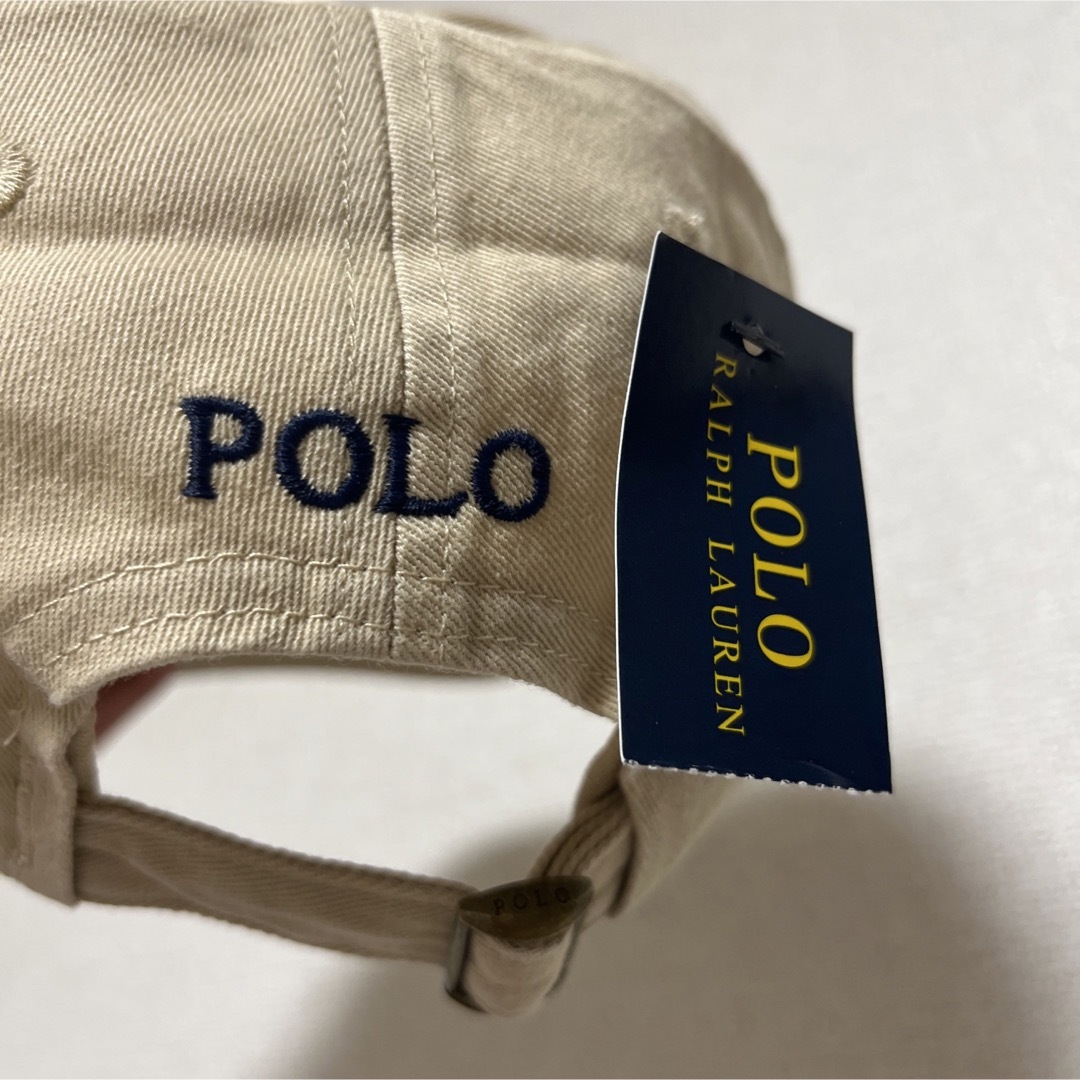 POLO RALPH LAUREN(ポロラルフローレン)のPOLO ラルフローレン キャップ ベージュ ユニセックス ワンポイント 帽子 レディースの帽子(キャップ)の商品写真
