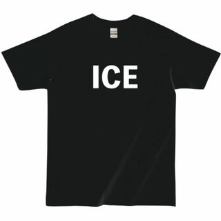 ギルタン(GILDAN)のTB-019おしゃれなオリジナルTシャツ ICE 移民関税執行局 洋画(Tシャツ/カットソー(半袖/袖なし))