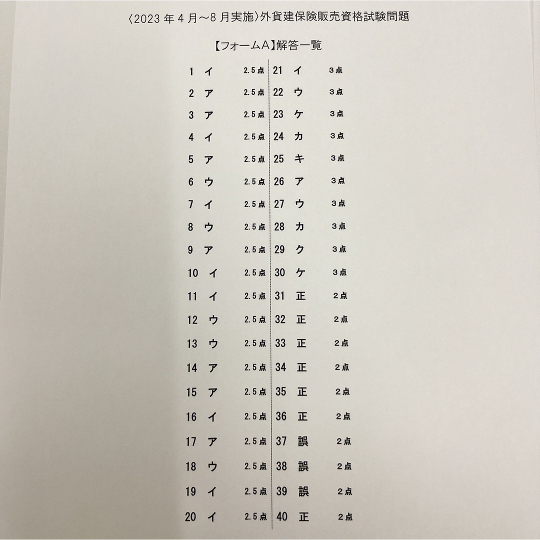 【未使用】 外貨建試験 過去問題 2022年9月〜2023年8月実施分 エンタメ/ホビーの本(資格/検定)の商品写真