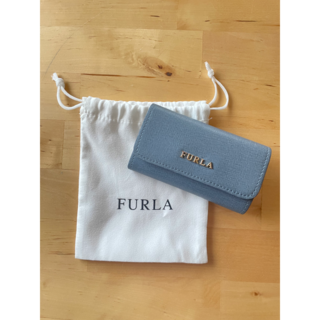 フルラ(Furla)のFURLA 6連キーケース（水色）(キーホルダー)