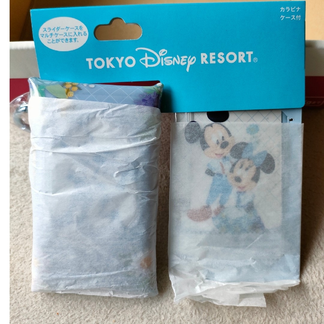 Disney(ディズニー)のカラビナケース付き　ミッキーミニーDisney Blue Ever After エンタメ/ホビーのおもちゃ/ぬいぐるみ(キャラクターグッズ)の商品写真