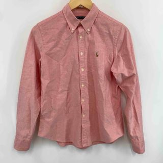 RALPH LAUREN ラルフローレン メンズ 長袖シャツピンク(Tシャツ/カットソー(七分/長袖))