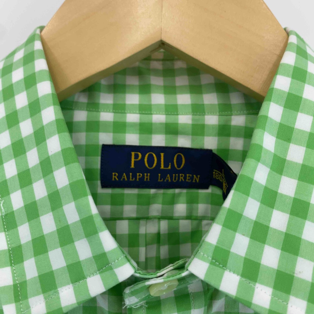 POLO RALPH LAUREN(ポロラルフローレン)のPOLO RALPH LAUREN ポロラルフローレン メンズ 長袖シャツ グリーン チェック柄 メンズのトップス(シャツ)の商品写真