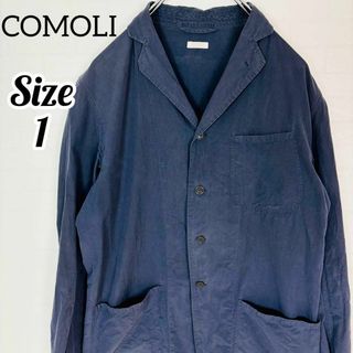 コモリ(COMOLI)のCOMOLI コモリシャツジャケット ネイビー 軽量(テーラードジャケット)