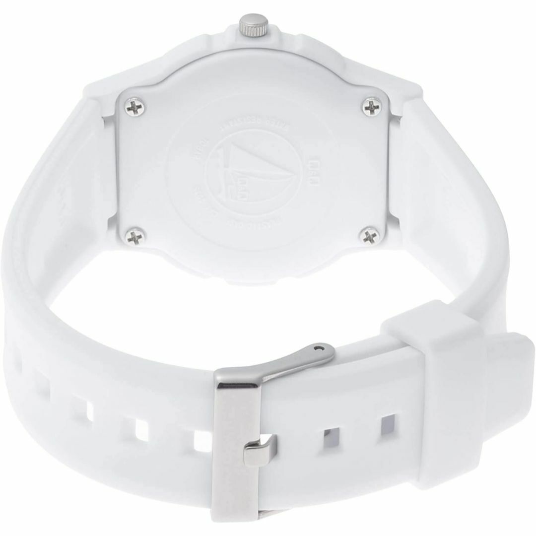 色:ホワイトブルーシチズン Q&Q 腕時計 アナログ 防水 ウレタンベルト  レディースのファッション小物(腕時計)の商品写真