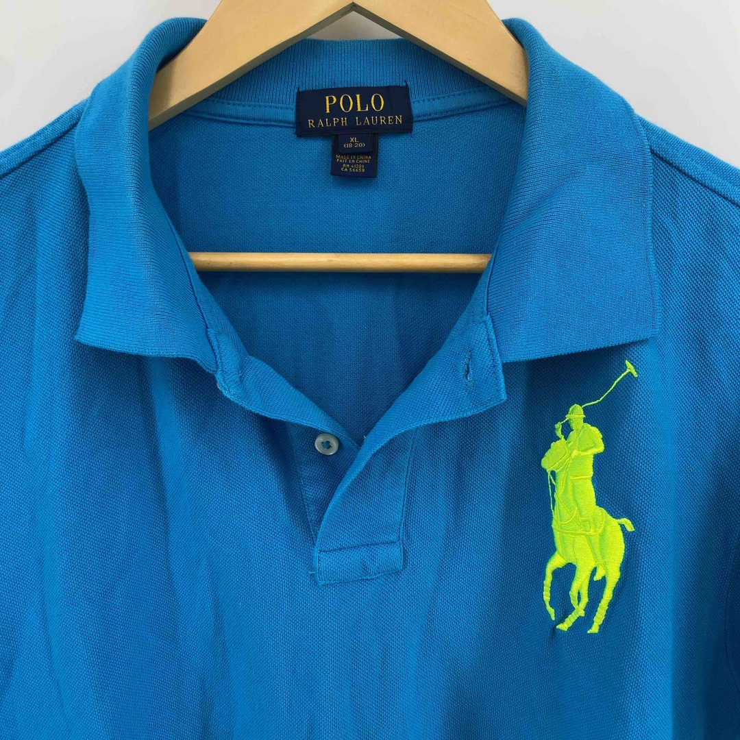 Ralph Lauren(ラルフローレン)のRALPH LAUREN ラルフローレン メンズ ポロシャツ水色 メンズのトップス(ポロシャツ)の商品写真