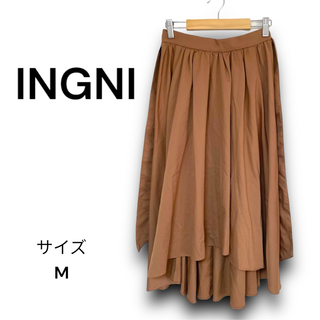 イング(INGNI)の【スタイル良く】INGNI イング フィッシュテールスカート M ブラウン(ロングスカート)