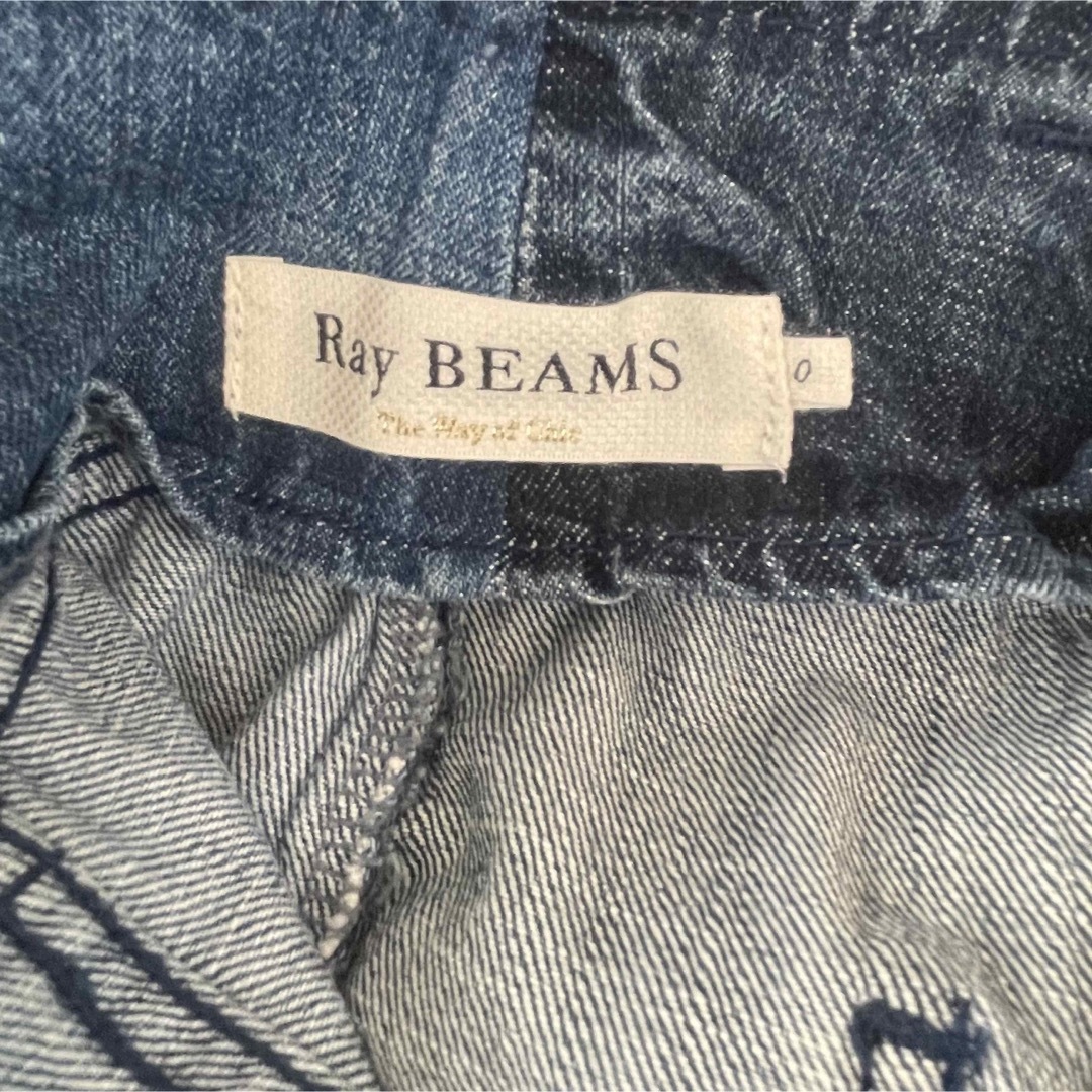 Ray BEAMS(レイビームス)のRay BEAMS ビームス　 ワイドパンツ　デニムパンツ　Sサイズ レディースのパンツ(デニム/ジーンズ)の商品写真