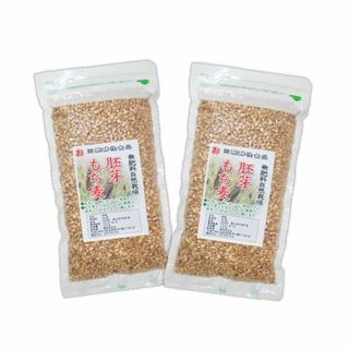 自然栽培 胚芽もち麦 (400g)Ｘ２袋★熊本県産★無肥料・無農薬・自家採取★(米/穀物)