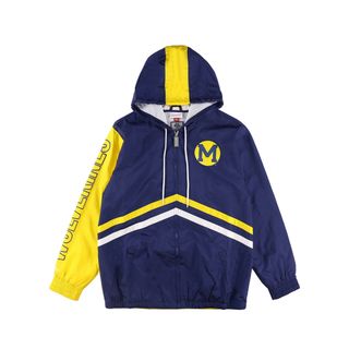 ミッチェルアンドネス(MITCHELL & NESS)のMICHIGAN NCAA FULL ZIP WINDBR EAKER(ナイロンジャケット)