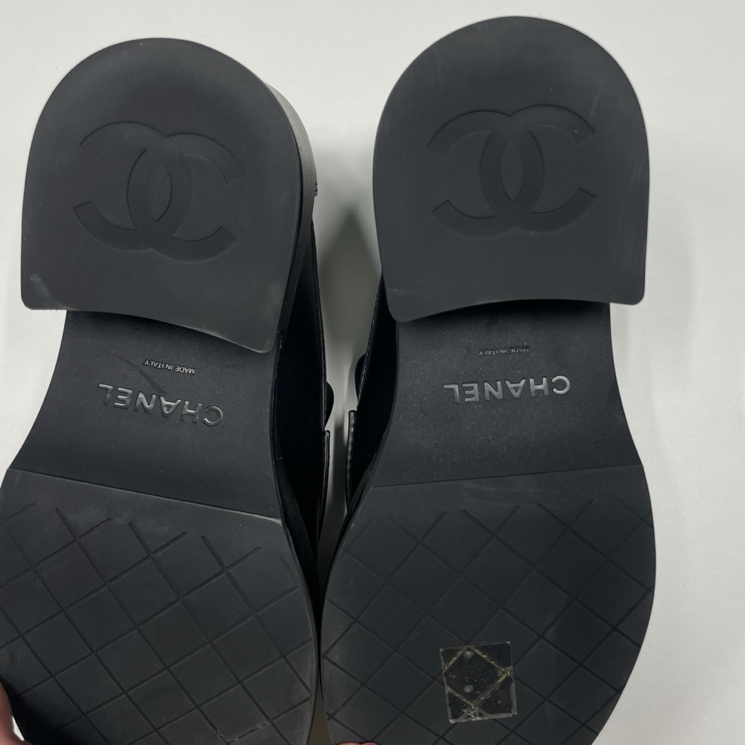 CHANEL - CHANEL シャネル ローファー オールブラックの通販 by CHANEL - CHANEL シャネル ローファー オールブラックの通販 by