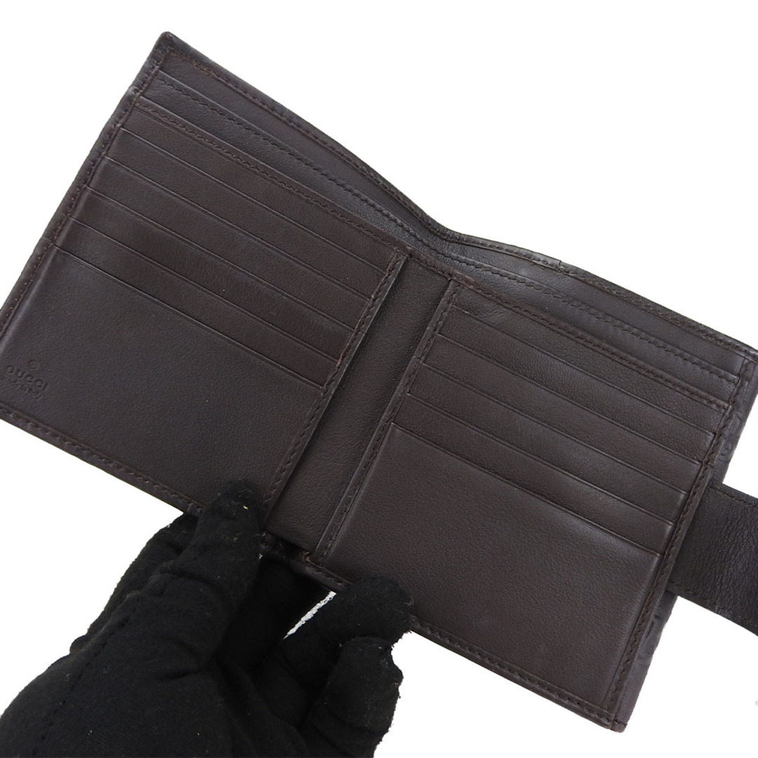 GUCCI - 【中古】 グッチ 二つ折り財布 グッチシマ 203549 GUCCI - 【中古】 グッチ 二つ折り財布 グッチシマ 203549