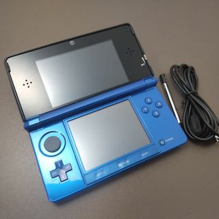 ニンテンドー3DS(ニンテンドー3DS)の安心の整備済み！◆任天堂3DS 中古本体◆コバルトブルー◆44(携帯用ゲーム機本体)